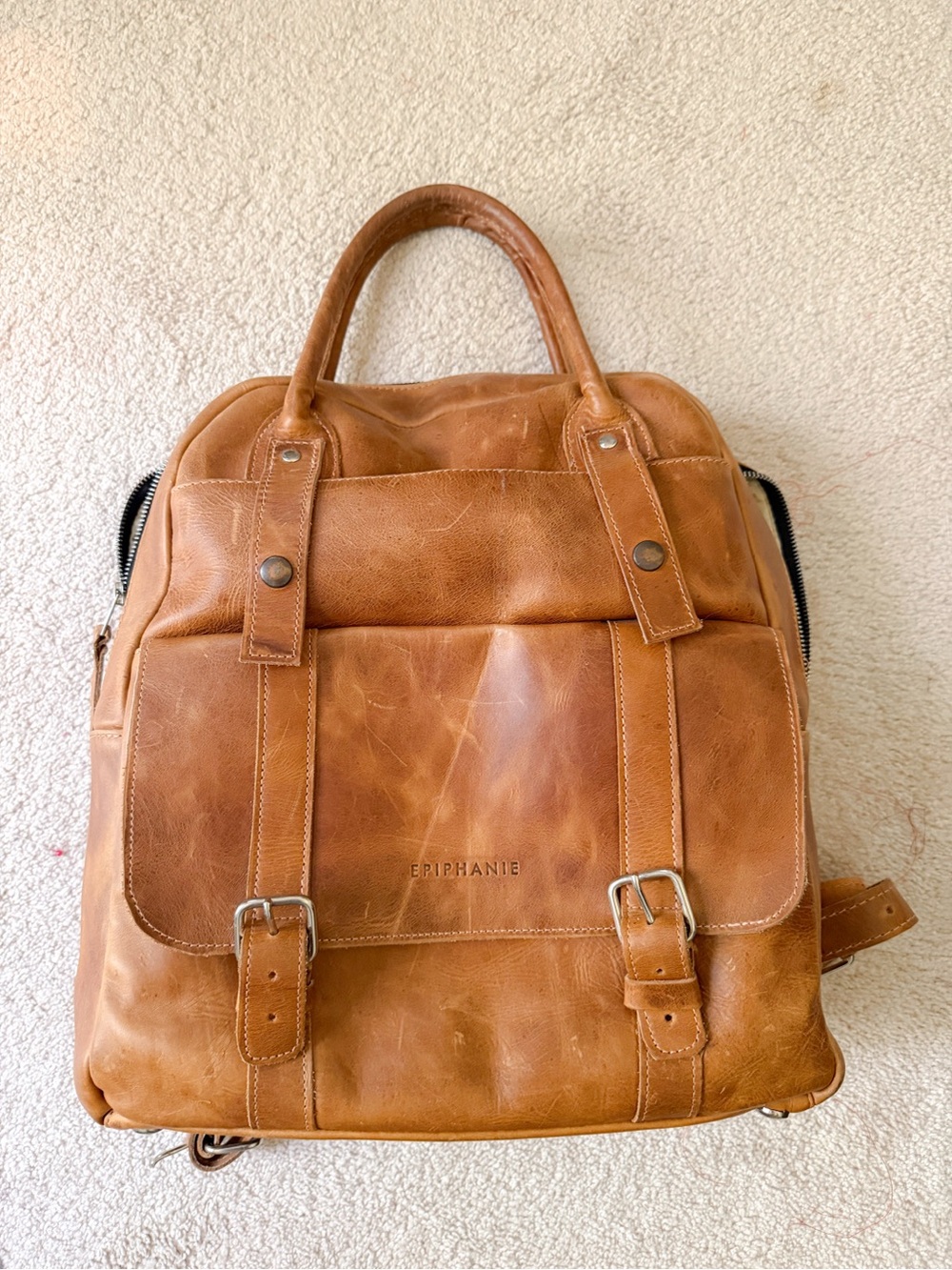 Epiphanie Genuine Leather Camera Bag
